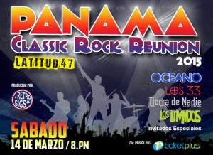 Panamá Classic Rock Reunión se realizará en Latitud 47