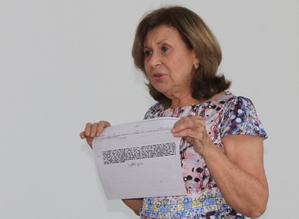 Adela Royo, coordinadora del movimiento vecinal del conjunto residencial Pacific Point.