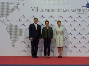 Dilma Vana da Silva Rousseff, presidenta de Brasil.