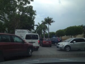El tranque dentro de CDE ya es una constante | Foto: Gabriela Palacios
