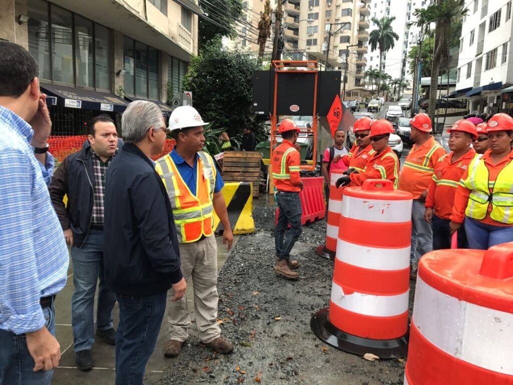 Este es el tramo opuesto, donde se iniciaron hoy los trabajos.