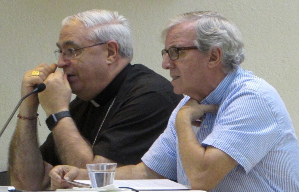Junto a Monseñor Cardenal Lacunza | Foto: AR