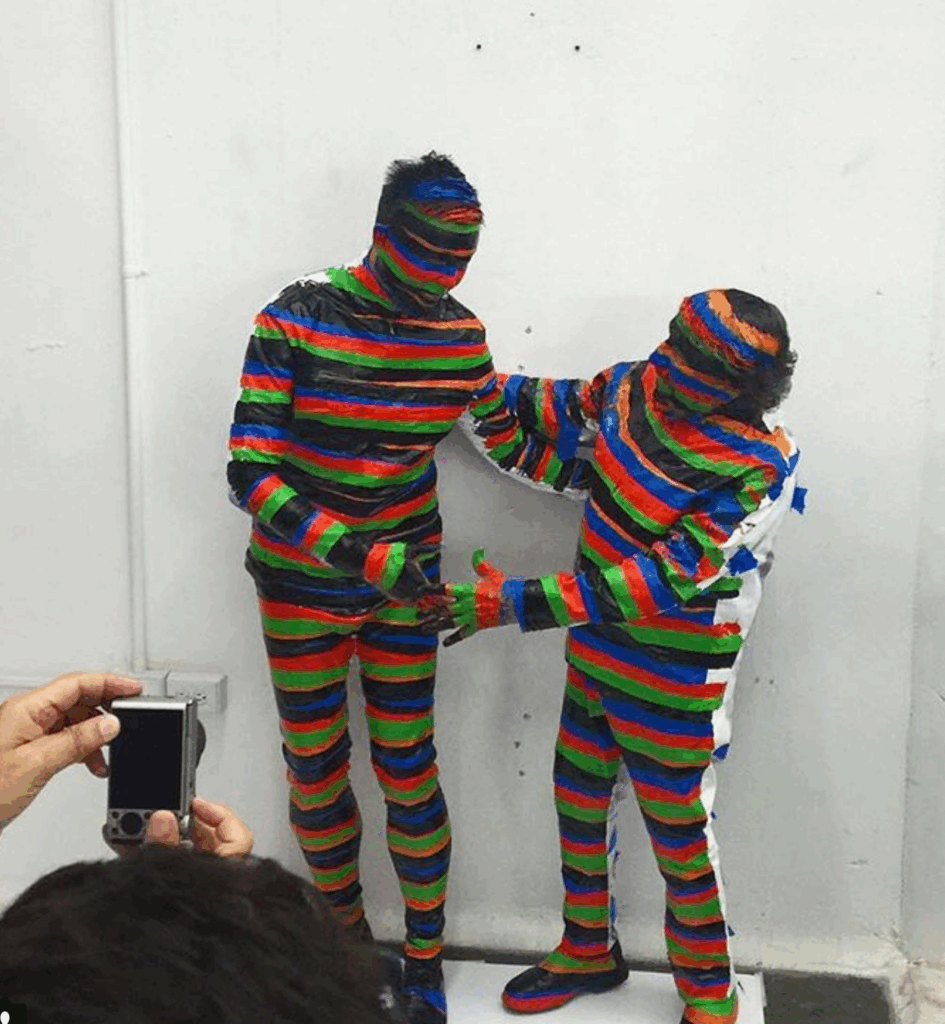El maestro Cruz Diez y el artista | Foto: Articruz
