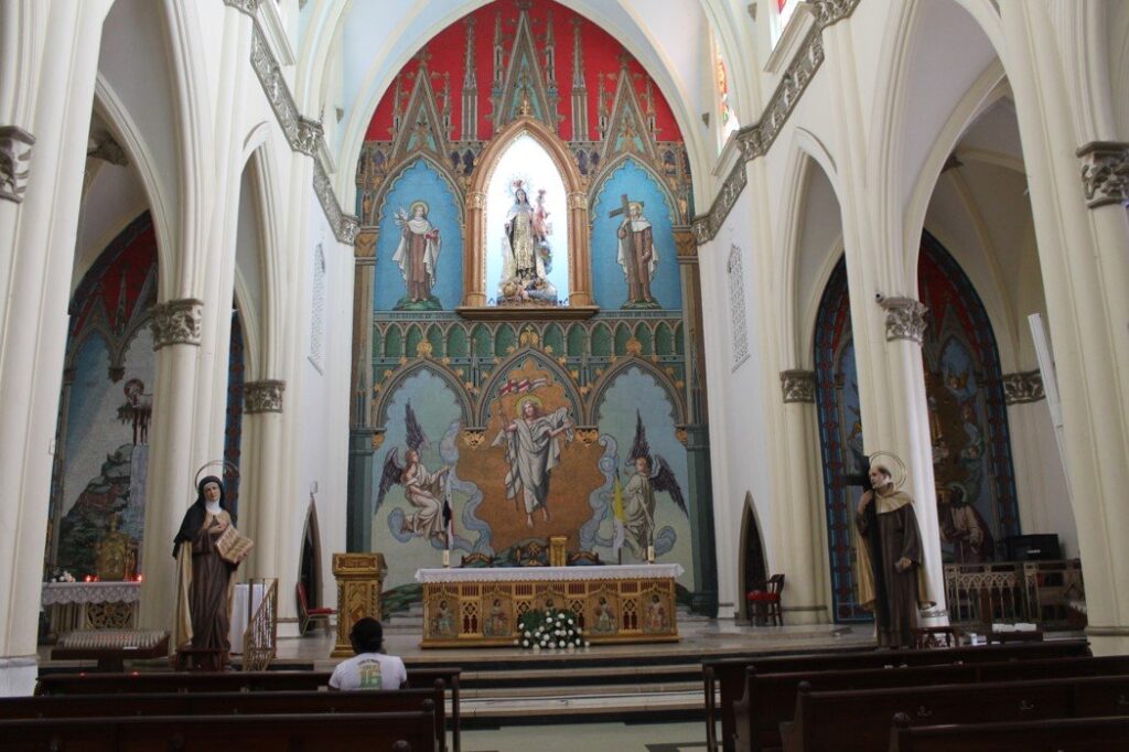Ocho años duró la construcción del templo. 