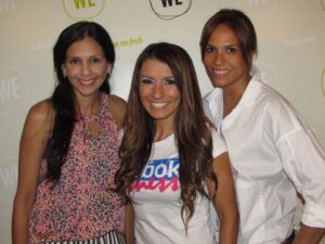 Nany Sevilla junto a las propietarias de We Fresh Market Yira Tzortzatos y Laura de D´Croz | Foto: Aydana Ruiz